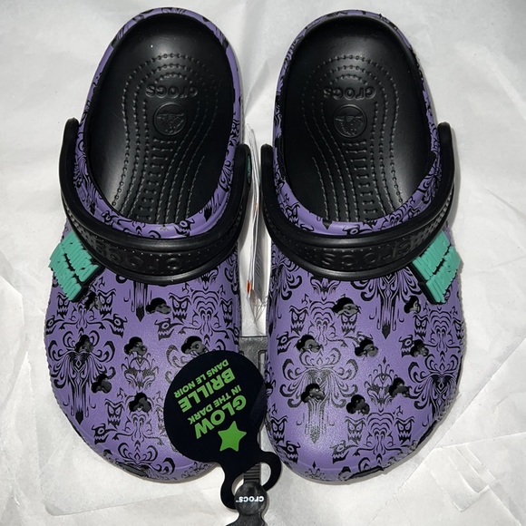 M5/W7 DISNEY CROCS The Haunted Mansion UNISEX Shoes *SLIP RESISTANT* - Picture 5 of 14